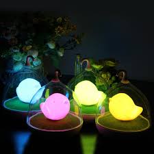 Rechargeable birdcage night light Yellow