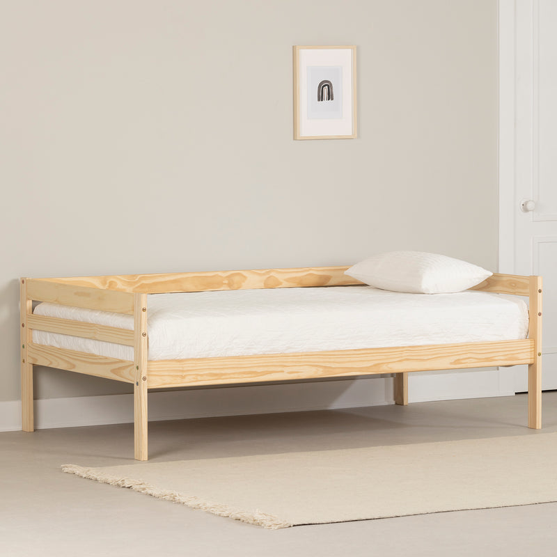 Lit de jour simple 39" Sweedi - Bois naturel