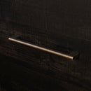 Bureau double 6 tiroirs Gravity - Noir antique