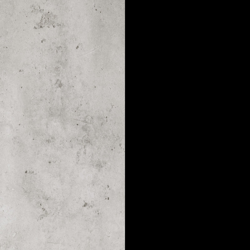 Modern Industrial Coffee Table  Mezzy Concrete Gray and Black 12066