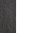 Îlot de cuisine avec rangement Myro - Chêne gris et blanc